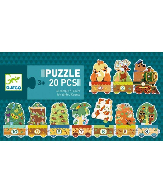 Djeco puzzel ik tel 3+