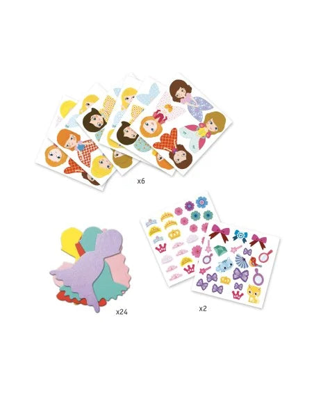 Djeco collage I love princesses 3+