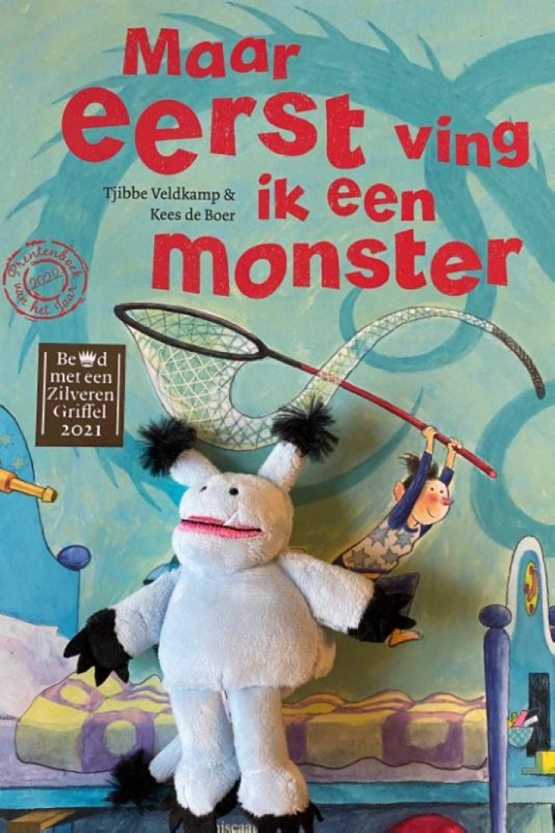 Maar eerst ving ik een monster met vingerpopje 4+