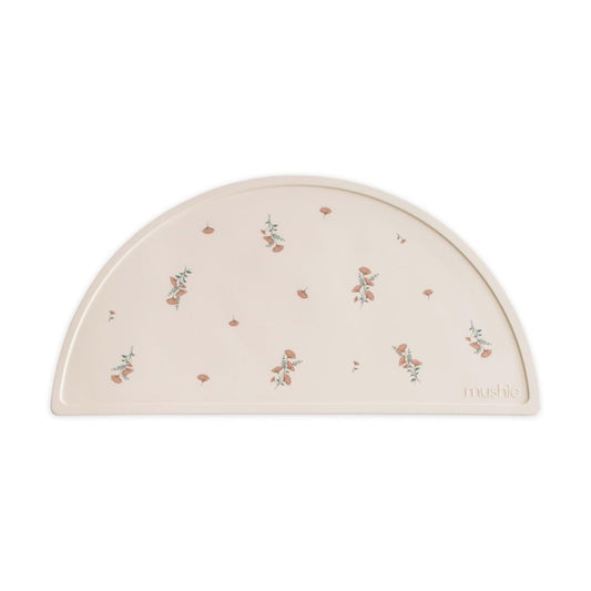 Mushie placemat pink Flowers