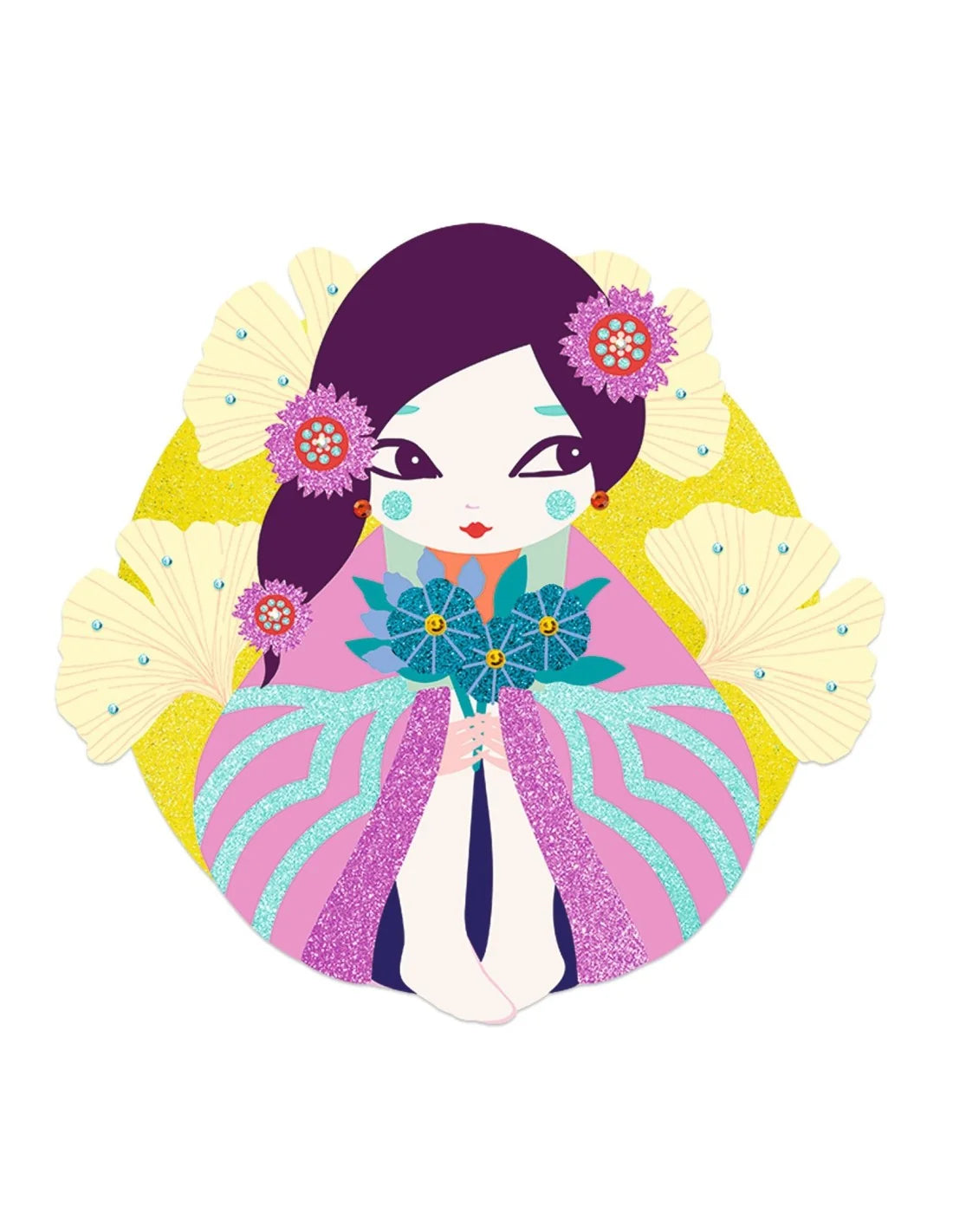 Djeco steentjes en glitters onnanoko 6+