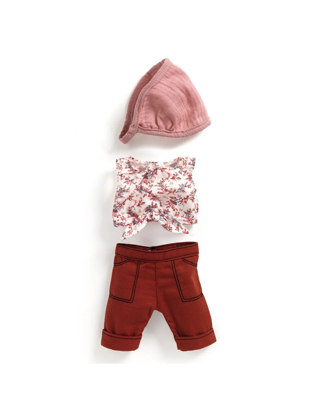 Djeco Pomea poppenkleding Burgundy