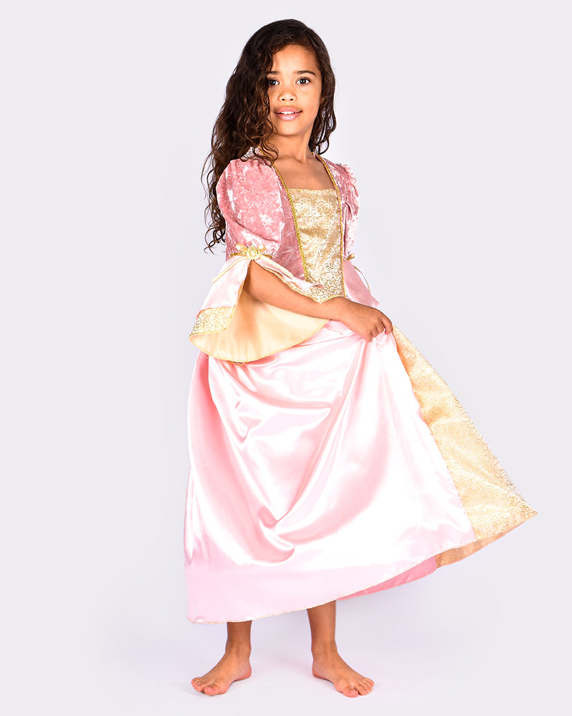 Dengodafen jurk prinses royal pink 122 tm 128 cm