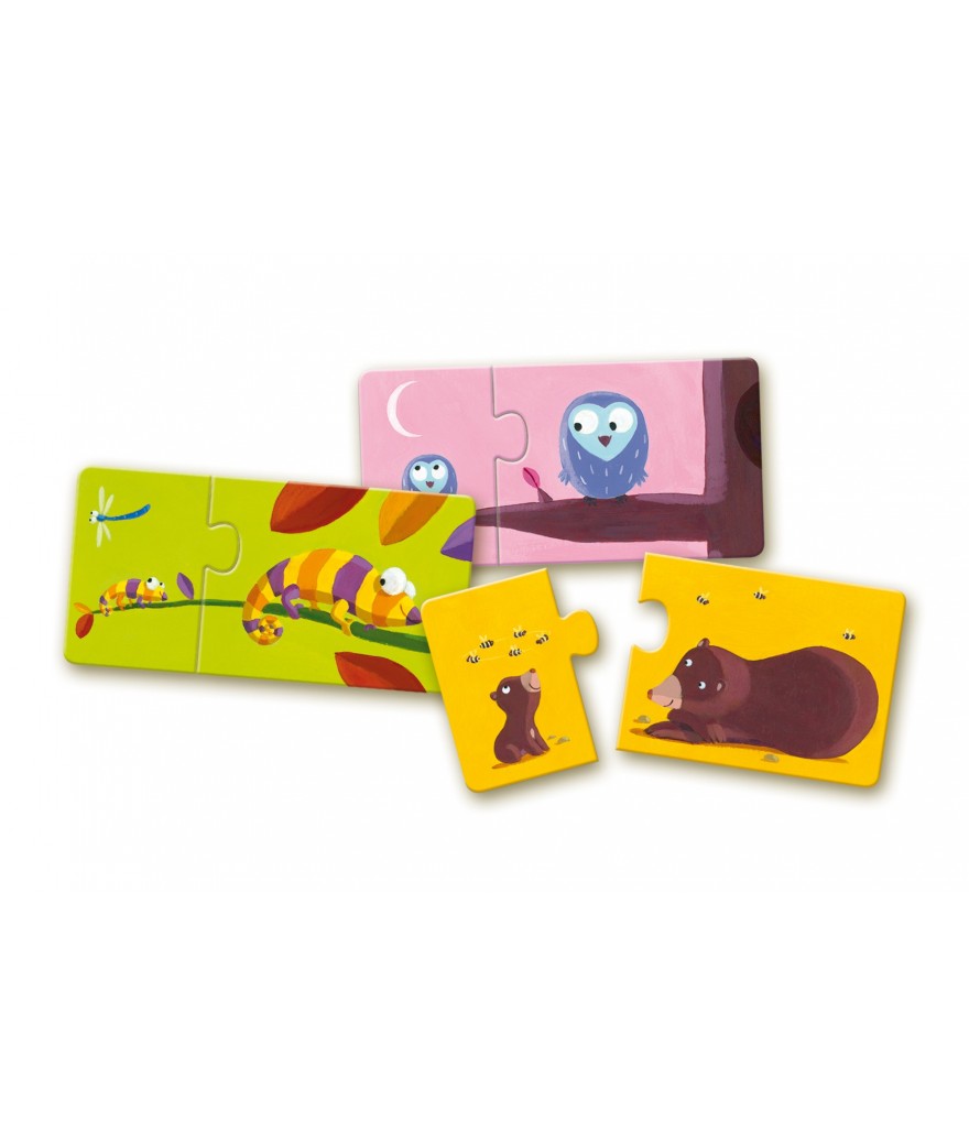 Djeco puzzel duo mama en baby 2+