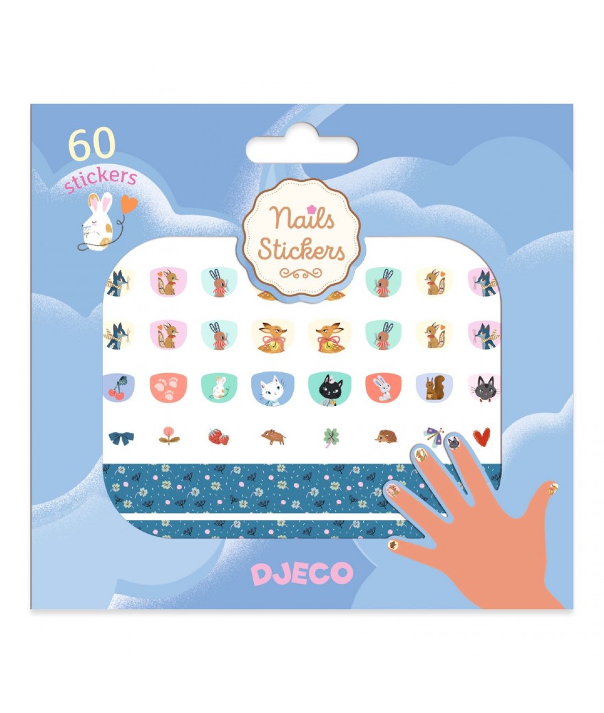 Djeco nagelstickers div kleuren 3+