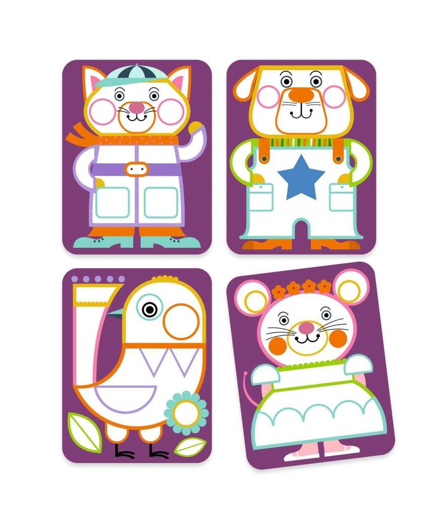 Djeco Schilderen met een palet Bolle wangetjes 3+