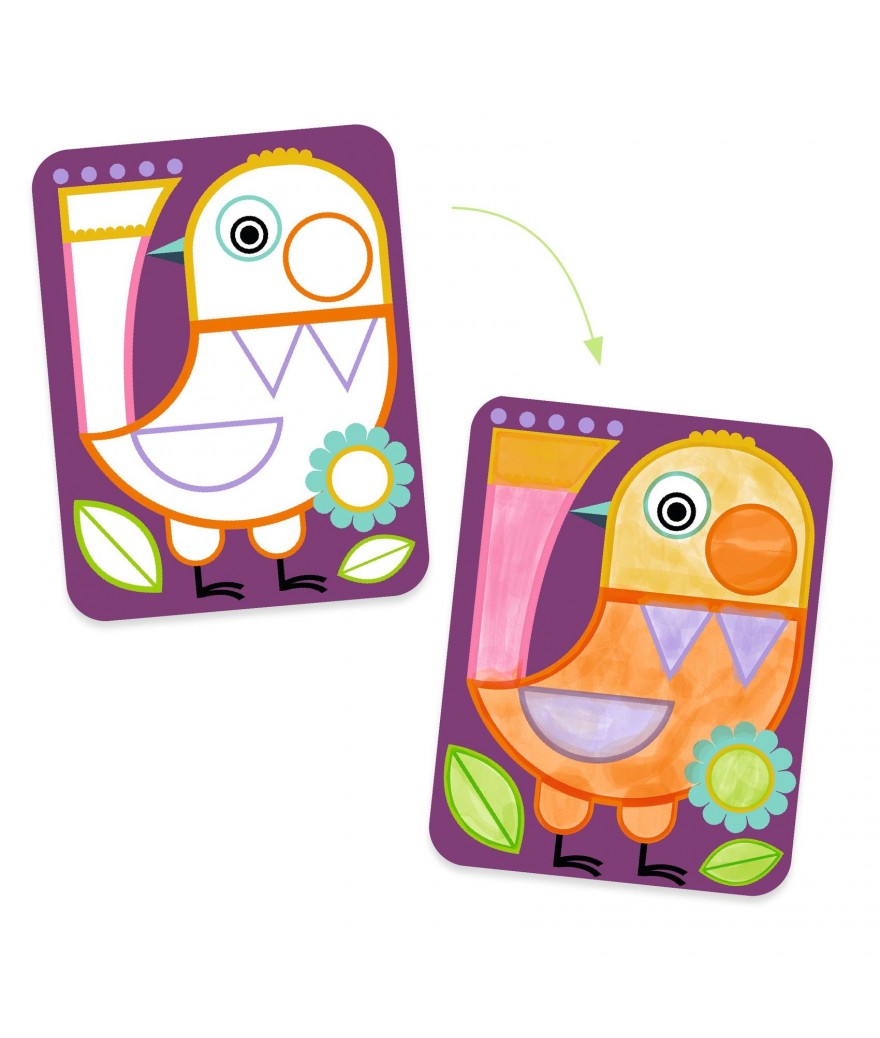 Djeco Schilderen met een palet Bolle wangetjes 3+