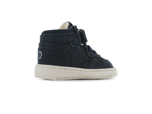 Shoesme basketsneaker dark blue suede