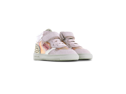 Shoesme roze sneakertje met panterprint 21