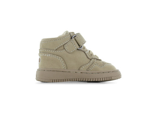 Shoesme basketsneaker taupe suede