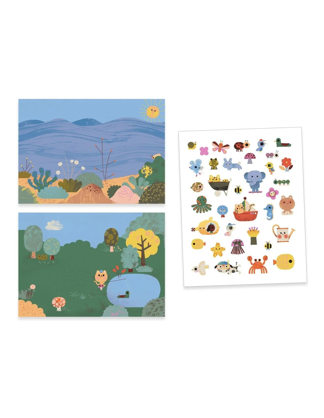 Djeco stickers summertime 3+