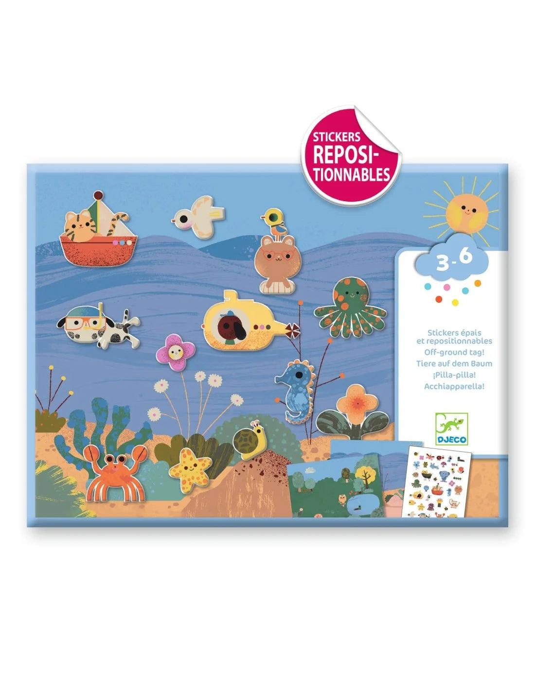 Djeco stickers summertime 3+