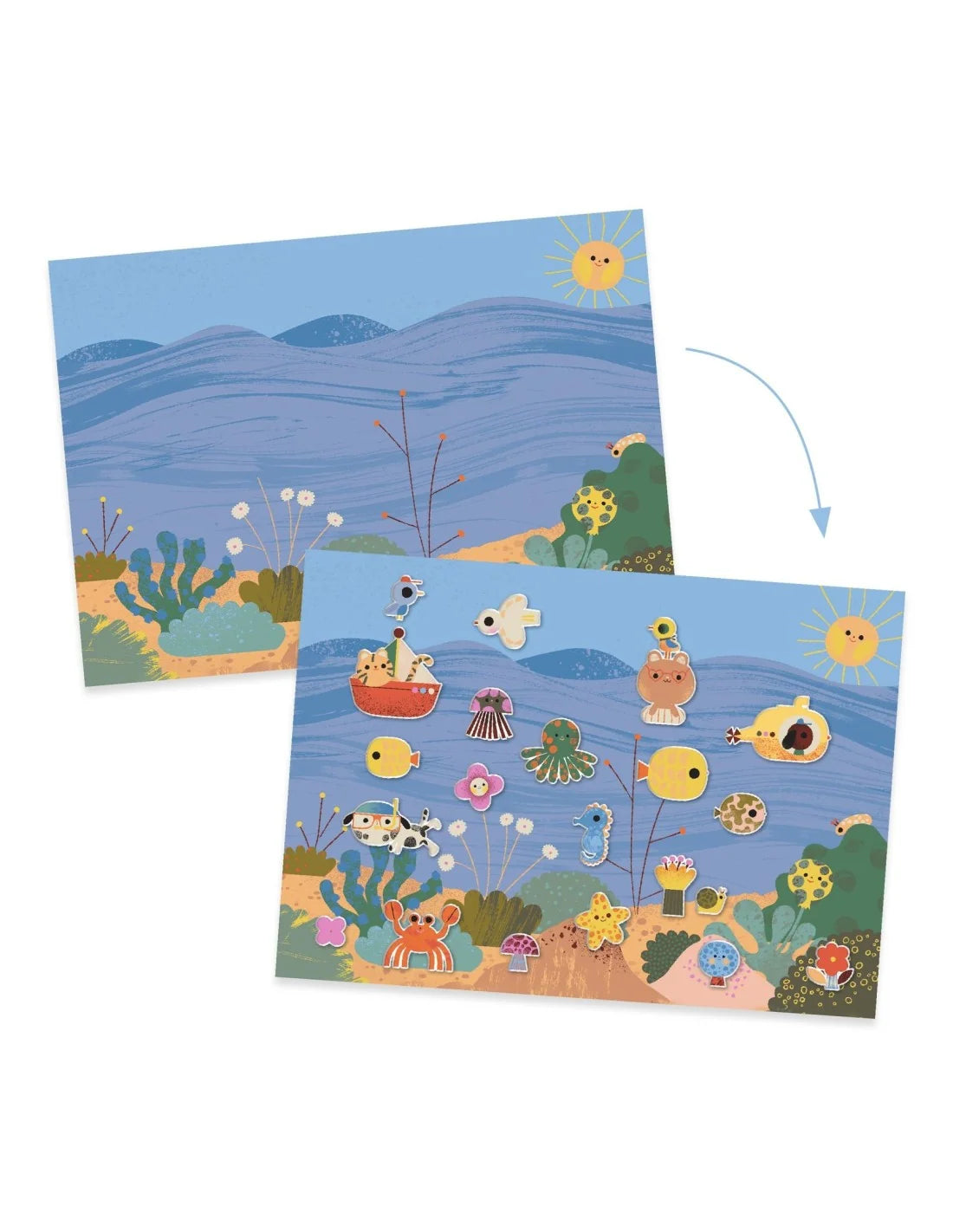 Djeco stickers summertime 3+