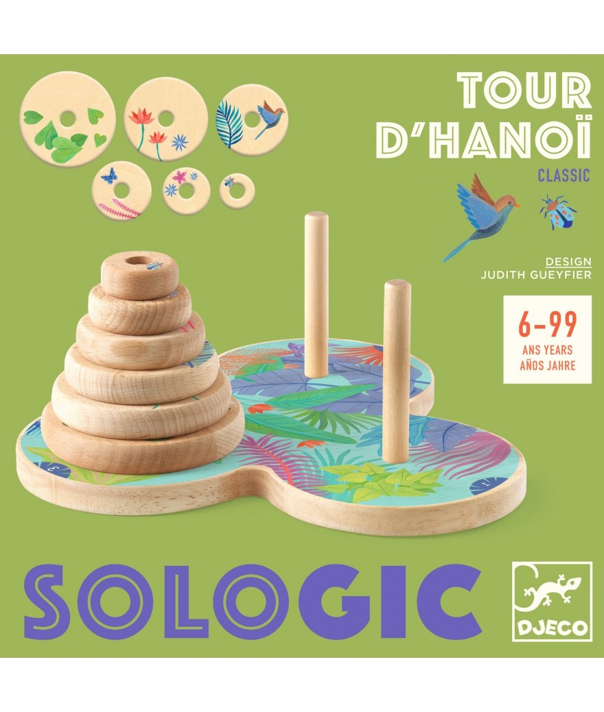 Djeco spel Tour d'Hanoï 6+