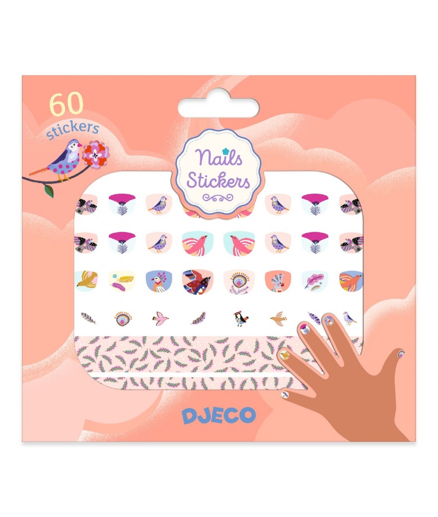 Djeco nagelstickers div kleuren 3+