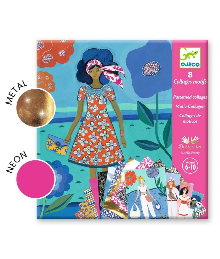 Djeco patronencollages WAX-trend 6+