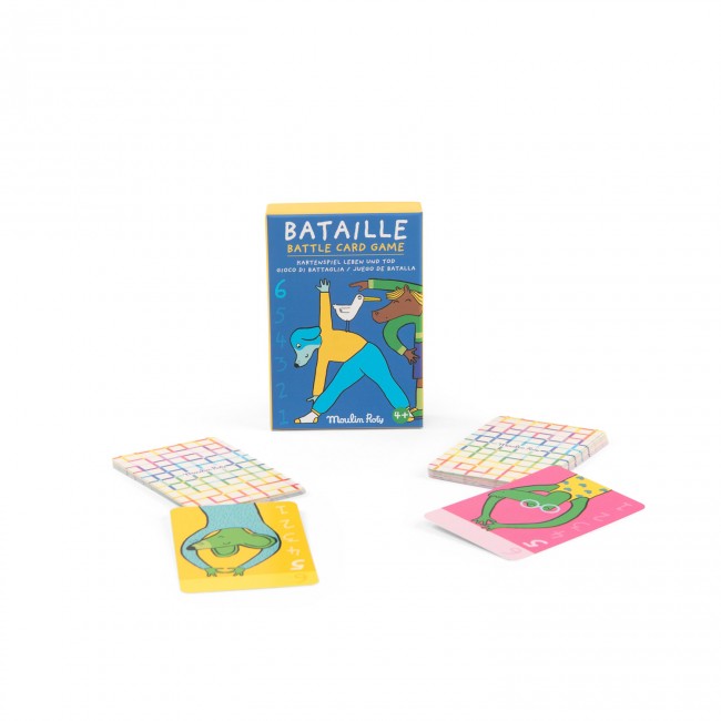 Moulin Roty kaartspel Battle game Les Loufoques 3+