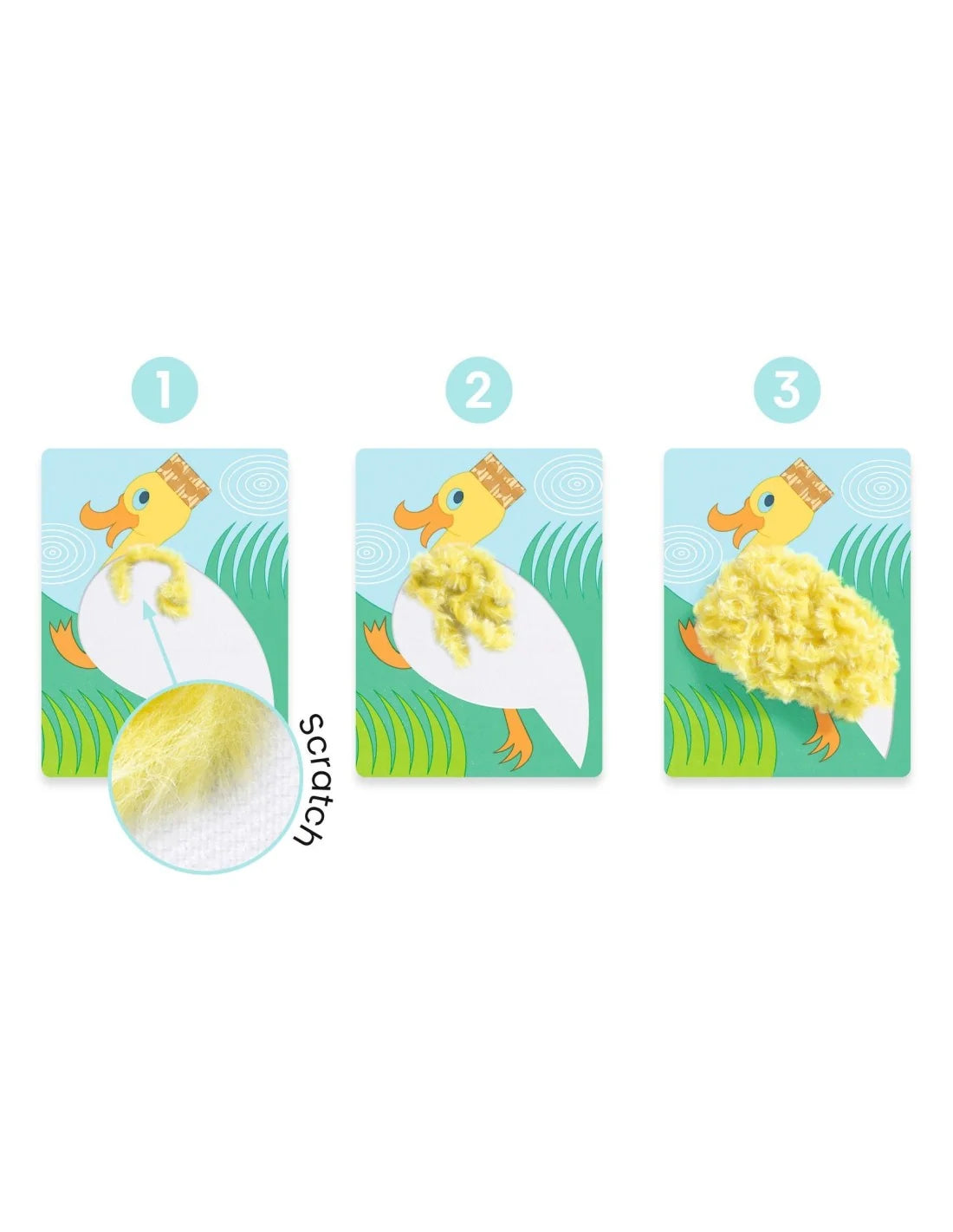 Djeco knutseldoos wol & klitteband met een hoed 3+