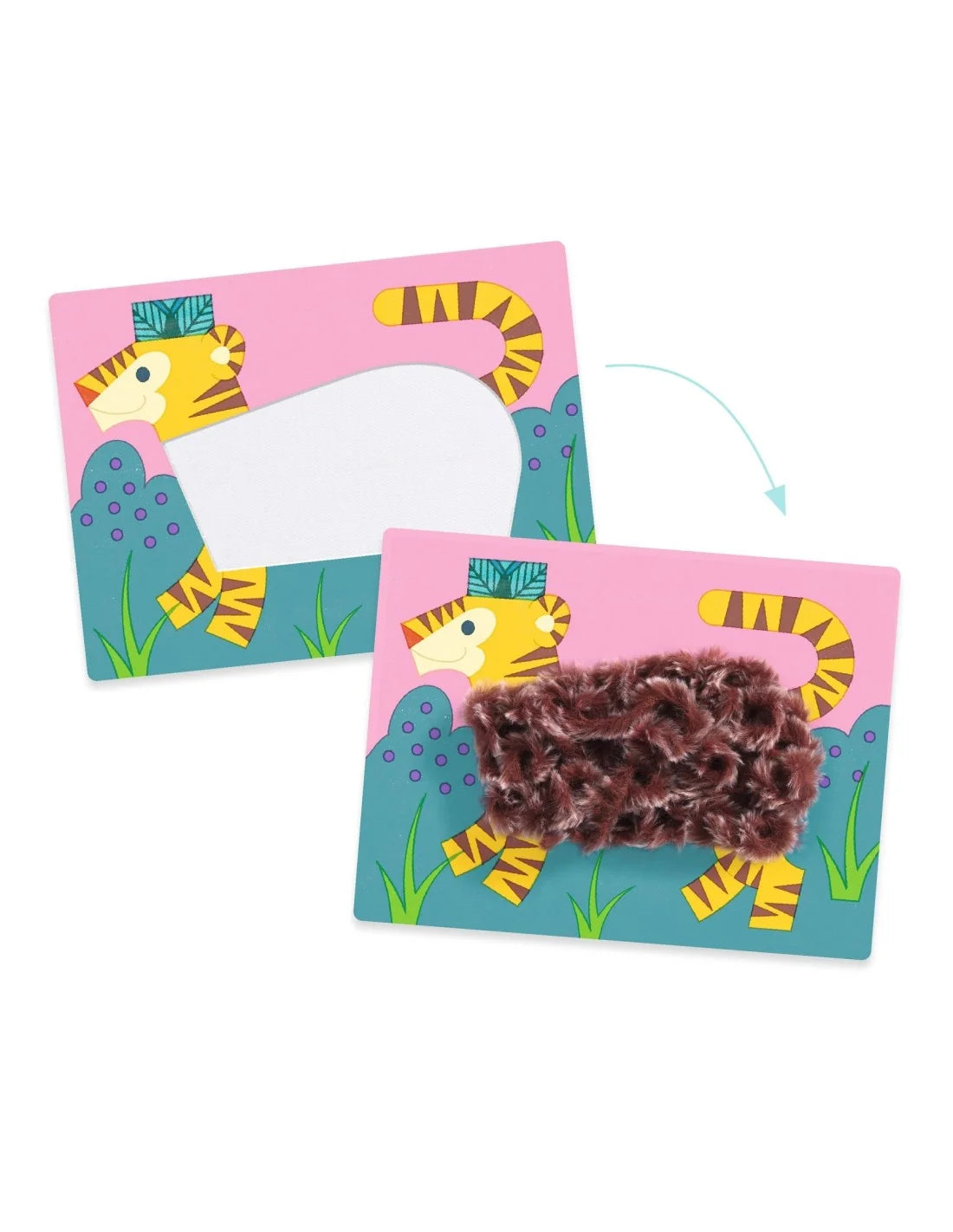 Djeco knutseldoos wol & klitteband met een hoed 3+