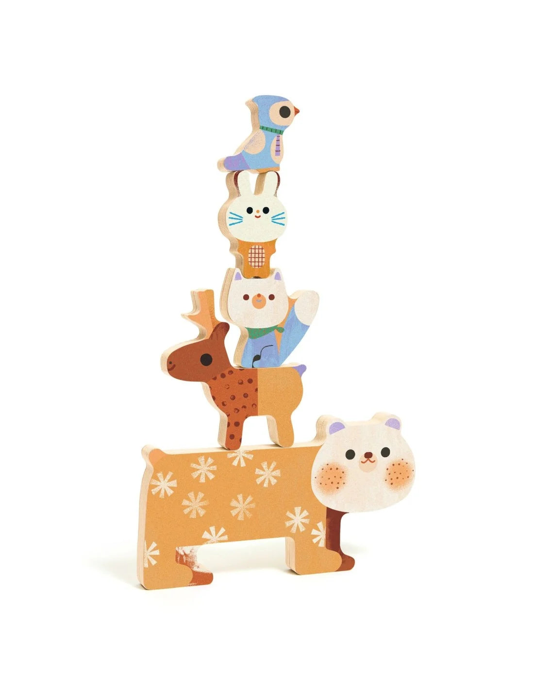 Djeco puzzel woodystack 1+