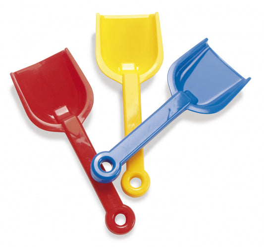 Dantoy zandschepje 24 cm in rood, geel of blauw 2+