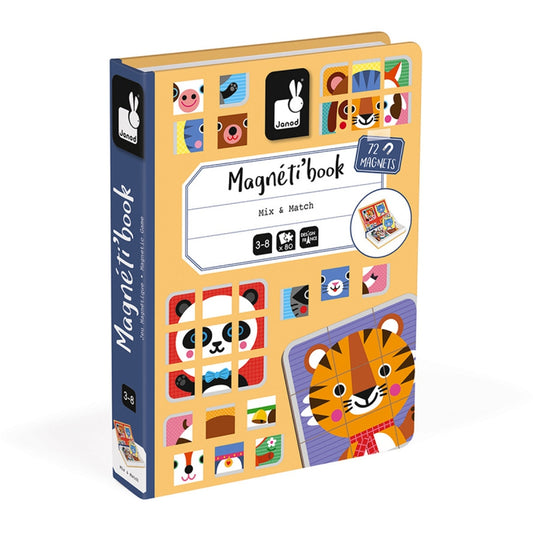 Janod Magnetibook - Mix  en amp Match 3+