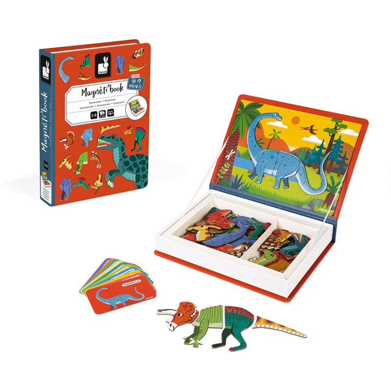 Janod Magnetibook Dinosaurus 3+