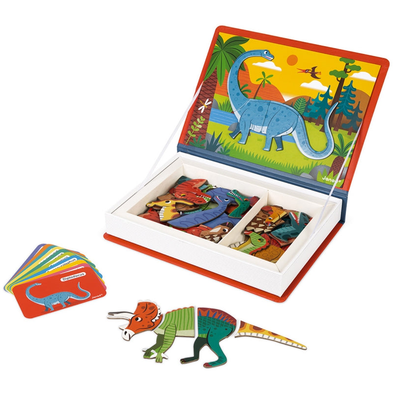 Janod Magnetibook Dinosaurus 3+