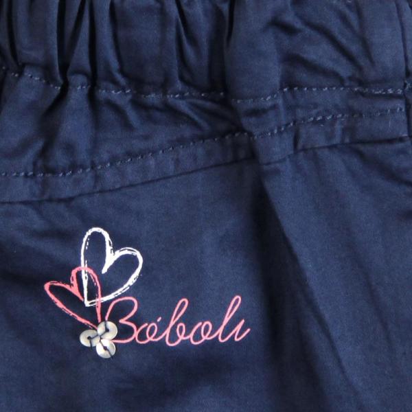 boboli bermuda satijn navy maat 68