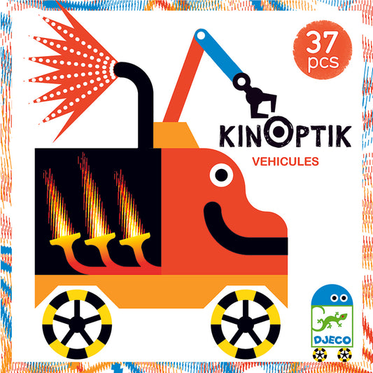 Djeco kinOptic vehicules 37 pcs 5+