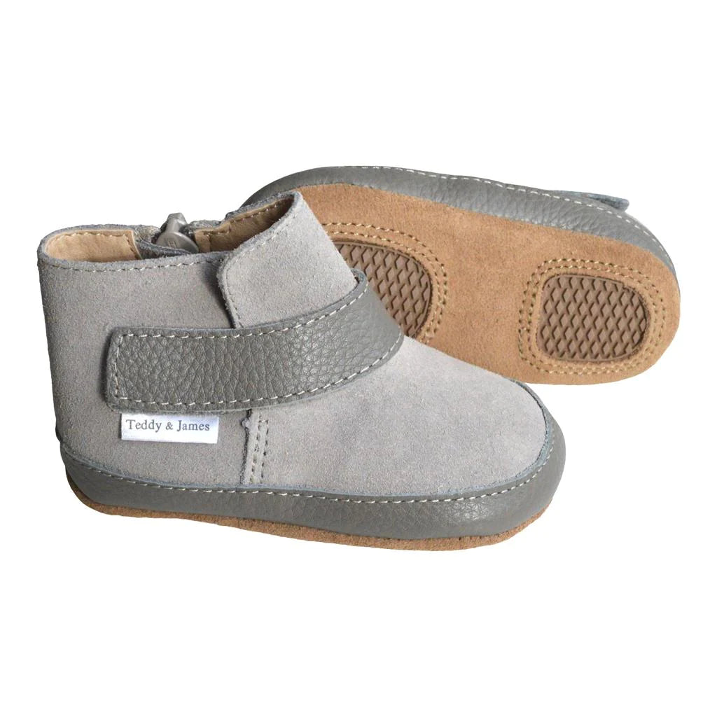 Teddy & James grijze booties 19