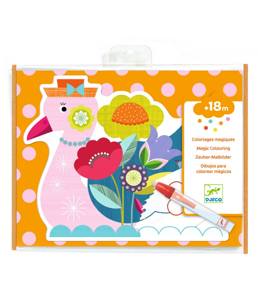 Djeco kleuren met water roze 18+