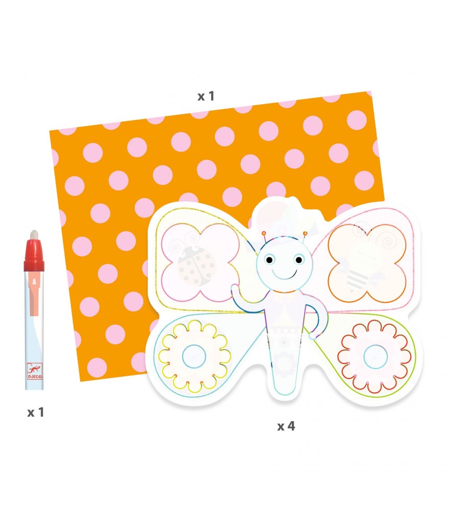 Djeco kleuren met water roze 18+