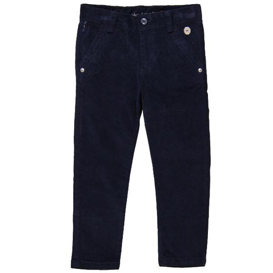 boboli broek microrib dark navy