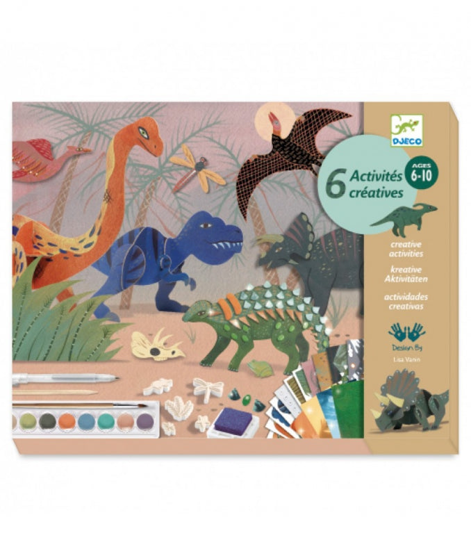 Djeco activiteitendoos le monde des dinosaures 6+
