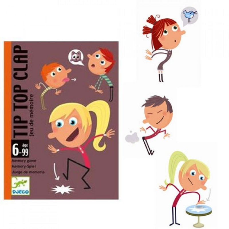djeco kaartspel tip top clap 6+