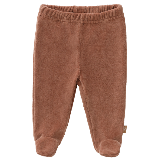 Fresk Trousers velours with feet Tawny brown