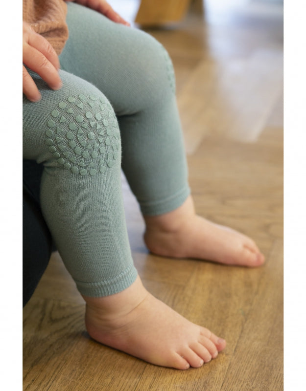 Gobabygo legging antislip dusty blue 6/12 mnd