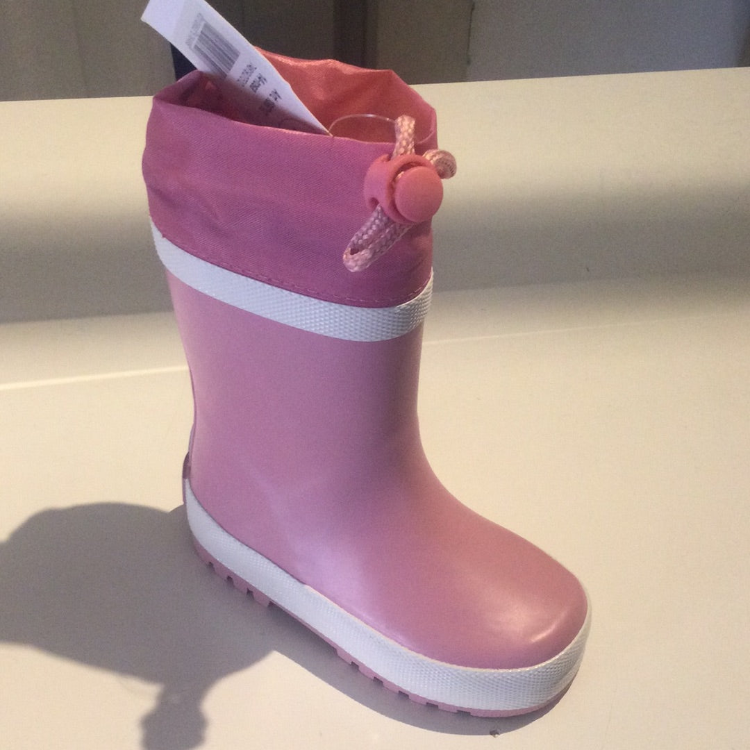 Playshoes regenlaars mat roze