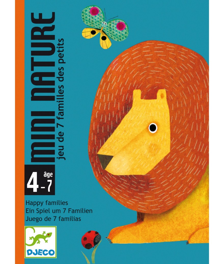 Djeco kaartspel kwartet mini nature 4+