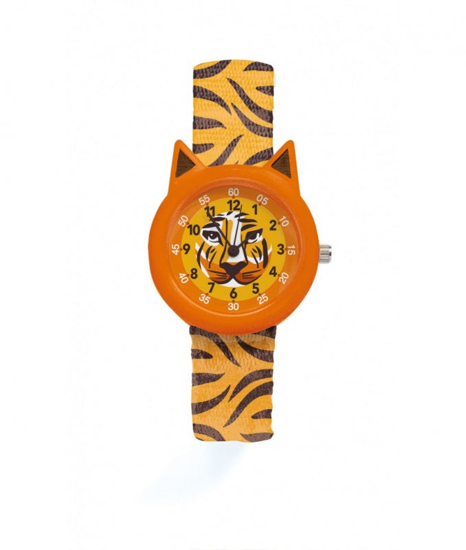 djeco horloge tijger