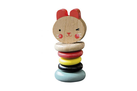 petitcollage rammelaar hout bunny 6m+