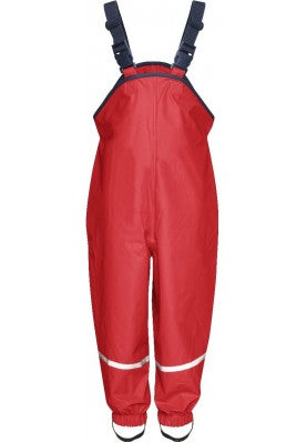 playshoes regenbroek fleece voering geel