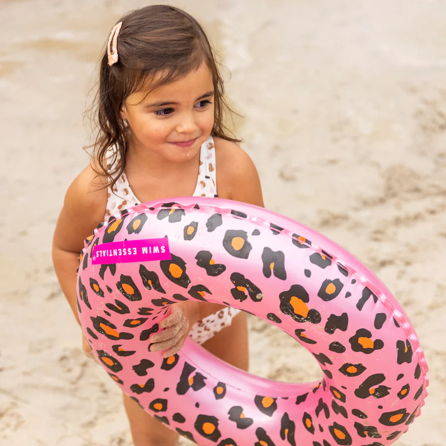 Swim essentials zwemband Leopard pink ⌀50 cm +3 jr