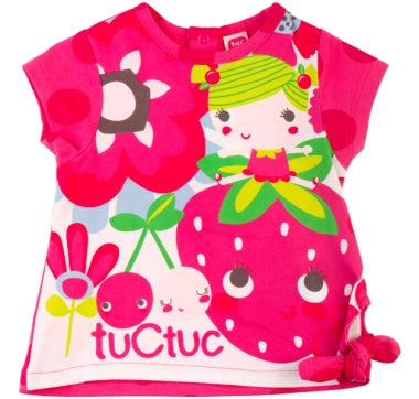 tuctuc t-shirt strawberry 98