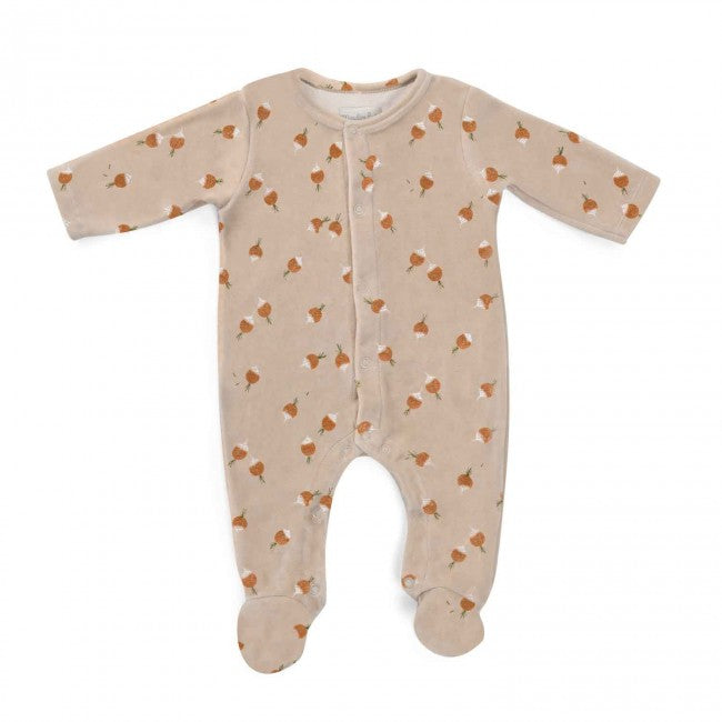 Moulinroty onepiece met radijspatroon Trois Petits Lapins 6m